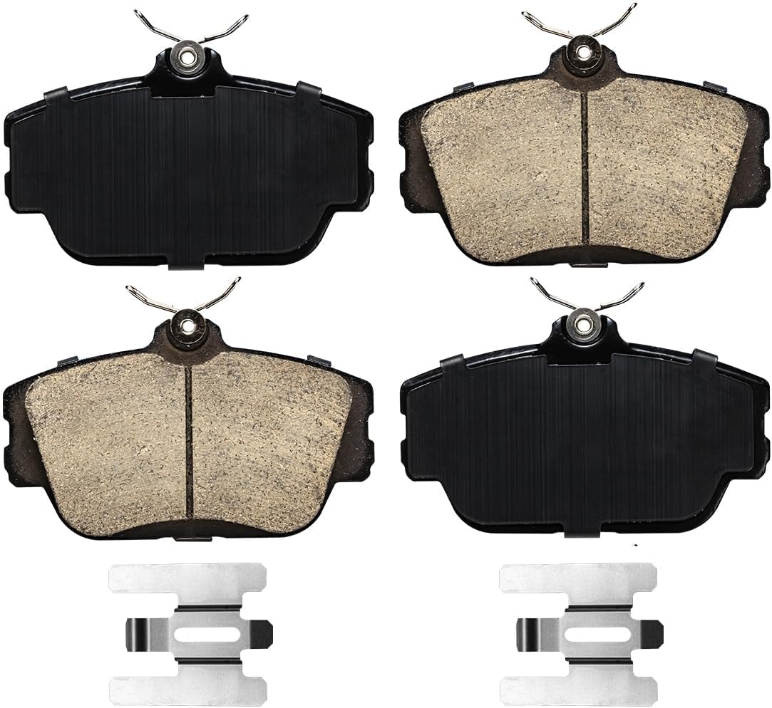 Detroit Axle - Brake Kit for 1996-1997 Ford Thunderbird Mercury Cougar, 1993-1998 Lincoln Mark Viii, 11.57'' inch Front and 10.16'' inch Rear Disc Brake Rotors Ceramic Brake Pads Replacement