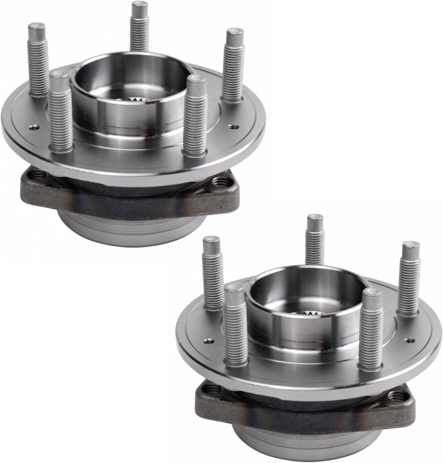 TRQ Front Left and Right Wheel Bearing and Hub Assembly Set 2 Piece Compatible with 20-22 Buick Encore GX 2020 Regal TourX 2020 Cadillac CT4 All Wheel Drive 20-22 Chevrolet Malibu 2021 Equinox