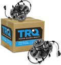 TRQ 2 Piece Front Wheel Bearing & Hub Assembly Set Compatible with 2006-2008 Dodge Ram 1500 Ram 2500 Ram 3500