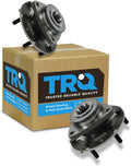 TRQ 2 Piece Front Wheel Bearing & Hub Assembly Set Compatible with 2007-2008 Hyundai Entourage 2006-2014 Kia Sedona