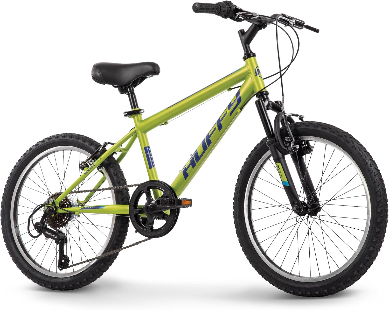 Huffy Stone Mountain Bike for Men and Women, 20'/24'/26', 6-Speed (20') or 21-Speed, Front or Dual Suspension (Varies), Multiple Colors, Adjustable Saddle, Shimano Equipped, All-Terrain Tires