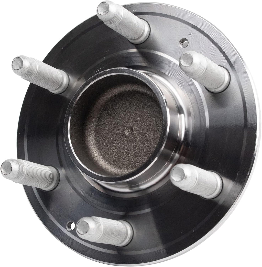 TRQ Rear Left and Right Wheel Bearing and Hub Assembly Set 2 Piece Compatible with 18-22 Buick Enclave FWD 17-22 Cadillac XT5 FWD 20-22 XT6 FWD 18-22 Chevrolet Traverse FWD 17-22 GMC Acadia FWD