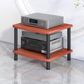 XingLi Available in 5 Colors AV Media Stand,Open Audio Rack Component Cabinet, Open Stereo Cabinet with Shock-Absorbing Feet, Power Amplifier Shelf Equipment(C)