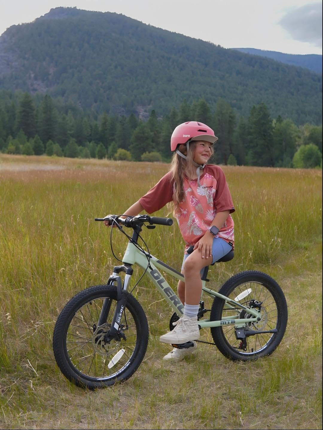 Glerc 20 24 Inch Kids Bike, Kids Mountain Bike for Boys and Girls Ages 6-15, 21-Speed Skyline Bicycle with Front Suspension and Disc Brakes, Multiple Colors