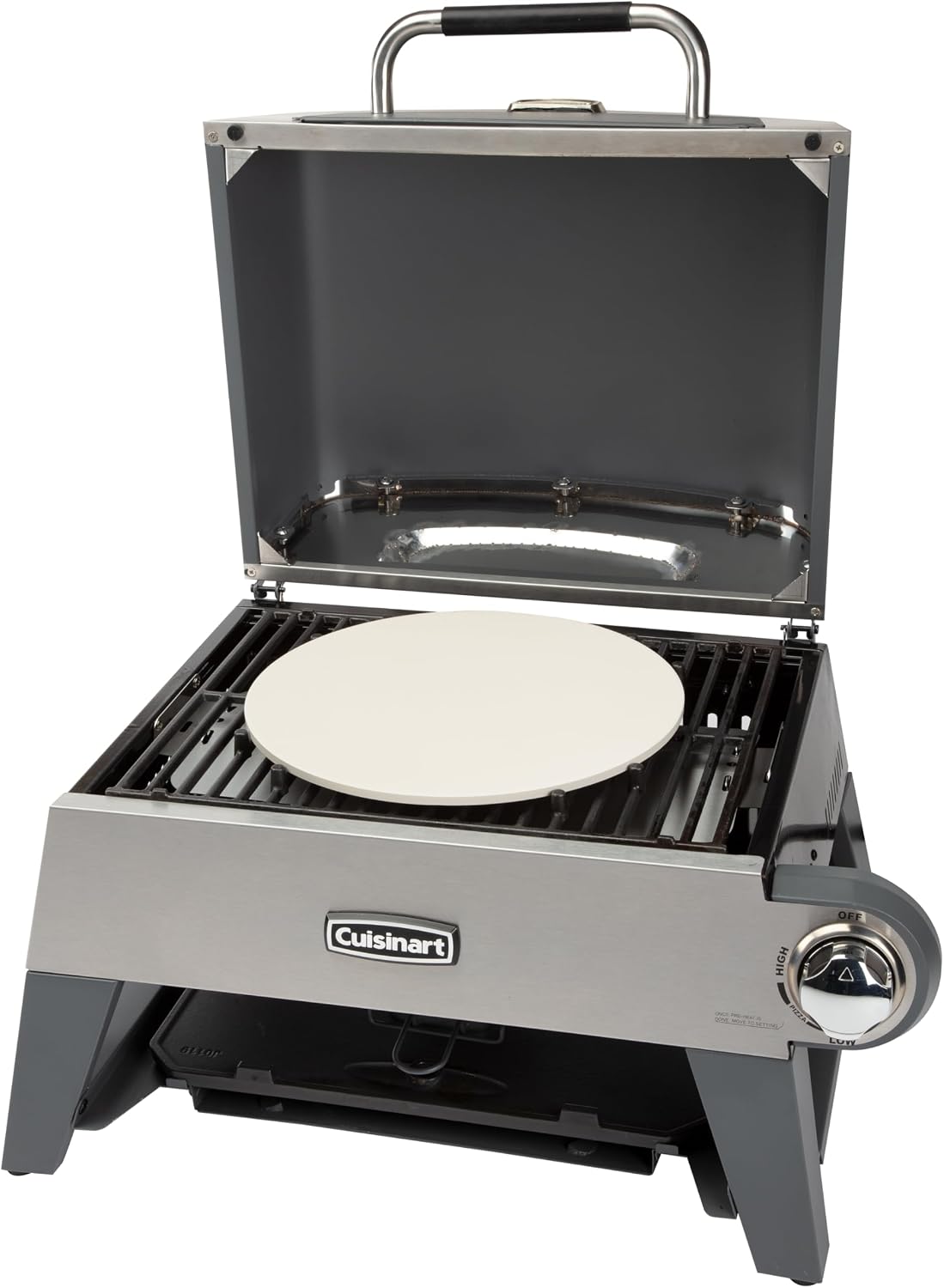 Cuisinart Portable 3-in-1 Grill, Griddle, and Pizza Oven, Perfect for BBQs