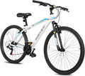 WEIZE Hardtail Mountain Bike, 29 Inch Wheels Outdoor Cycling Bike, 21-Speed Trigger Shifter, Aluminum Frame for Women and Men, Comfort Saddle, MTB Bicycle with Suspension Fork