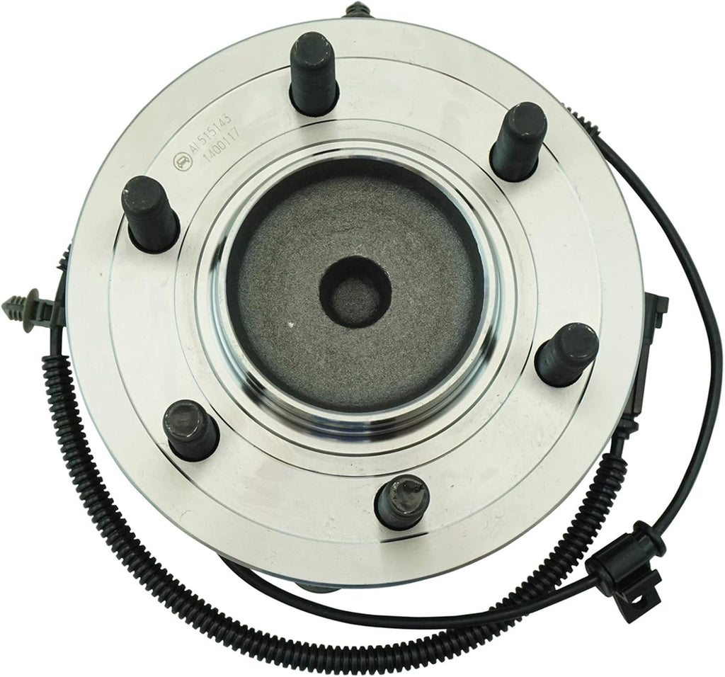 TRQ Front Driver and Passenger Side Wheel Bearing and Hub Assembly Set 2 Piece Compatible with 11-14 Ford F-150 RWD 6 Lug Wheels 11-14 Expedition RWD 11-14 Lincoln Navigator RWD
