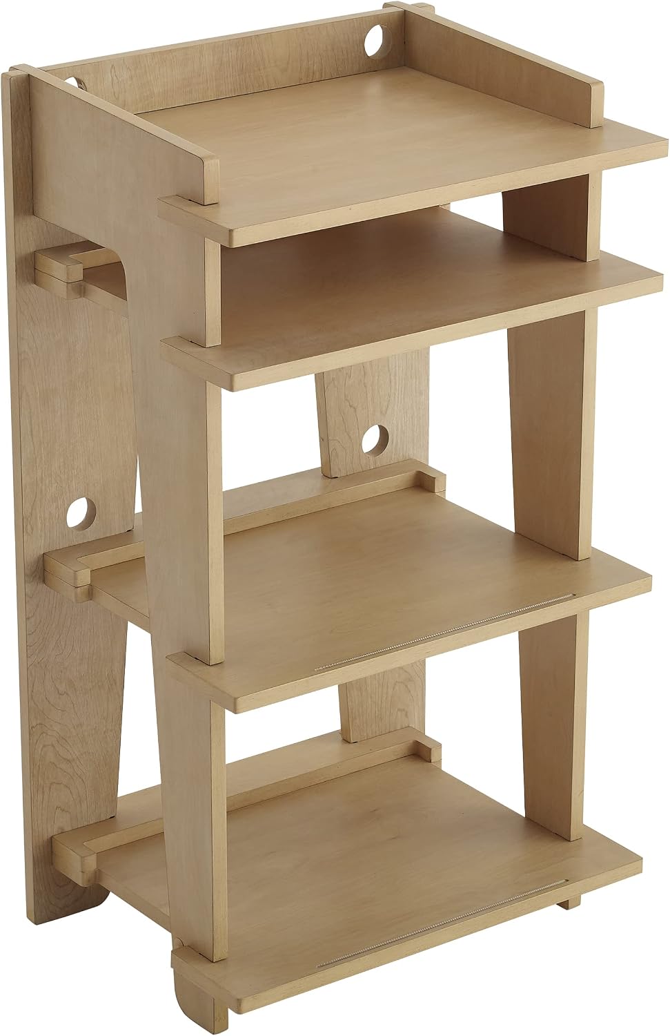 Crosley Furniture Soho Record Player Stand, Media Console with Vinyl Storage, Modern Home Organizer, Natural