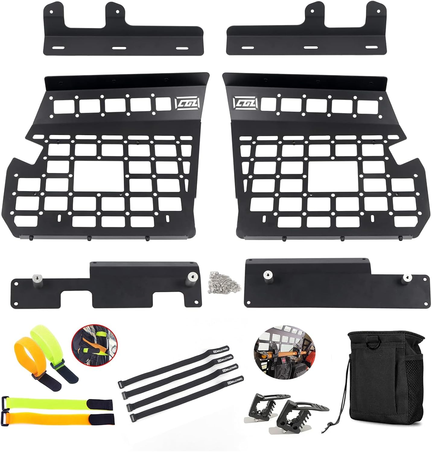ITrims Rear Cargo Rack Basket for Toyota Land Cruiser Prado J120 Lexus GX 470 2003-2009 Car Accessories Modular Storage Molle Panel Interior Luggage Carrier Trunk Shelf Hanging Boards Organizer Kit