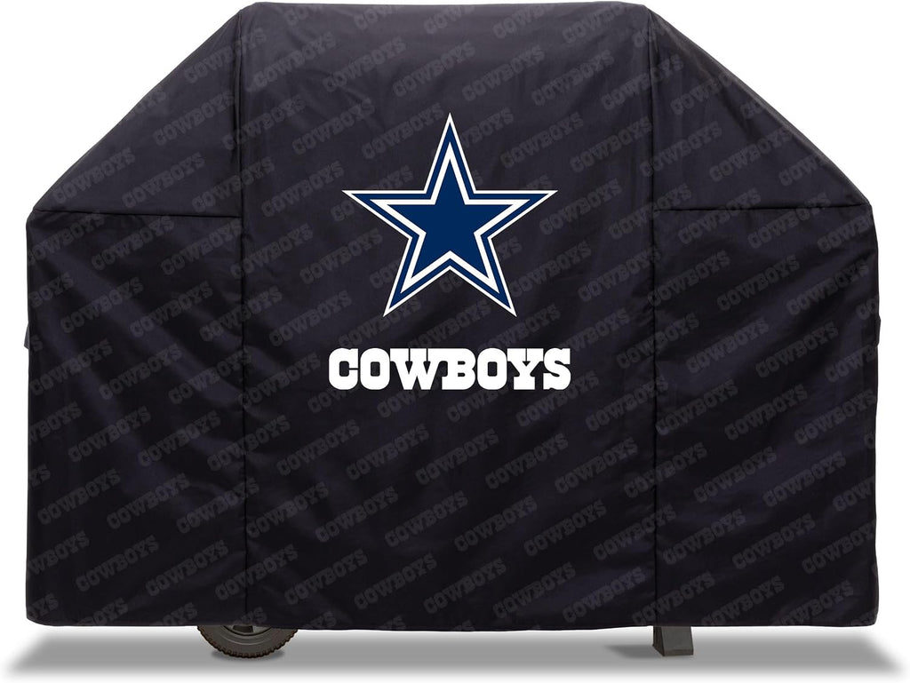 YouTheFan NFL Heavy Duty Waterproof Grill Cover – UV Resistant, Durable Polyester BBQ Cover, Weatherproof Protection for Outdoor Gas or Charcoal Grills, for Grills up to 5' Wide