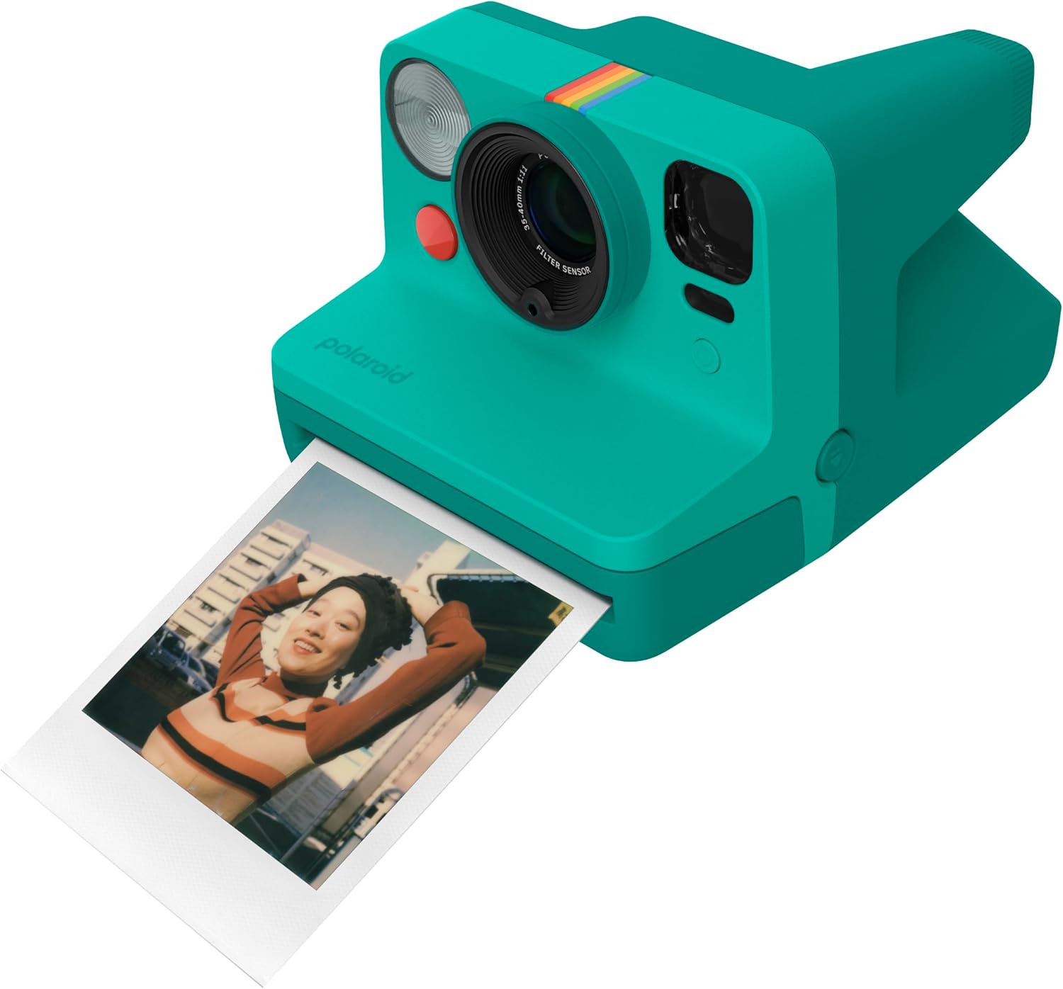 Polaroid Now 3rd Generation I-Type Instant Film Camera - Teal - Camera Only No Film (9198)