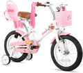 JOYSTAR Little Daisy Kids Bike for Girls Boys Ages 2-7 Years, 12 14 16 Inch Girls Bikes with Doll Bike Seat & Streamers, Boys Bike with Flag & Number Plate, Multiple Colors