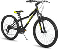 Hiland 20 24 Inch Mountain Bike for Kids Age 5 + Year Old, Front Suspension Fork Kids' Bicycles for Boys Girls Multiple Colors
