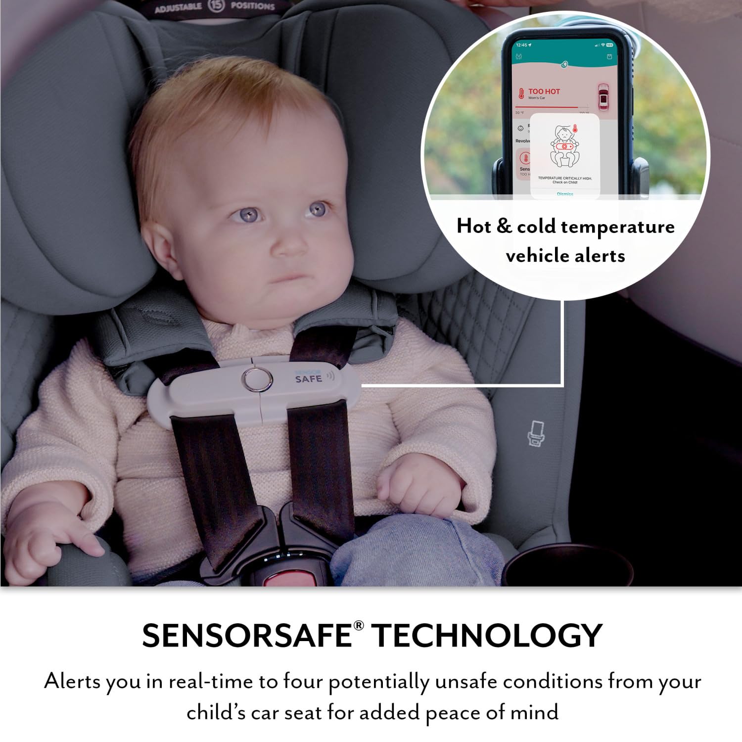 Evenflo Revolve360 Slim 2-in-1 Rotating Car Seat with Green & Gentle Fabric (Agate)