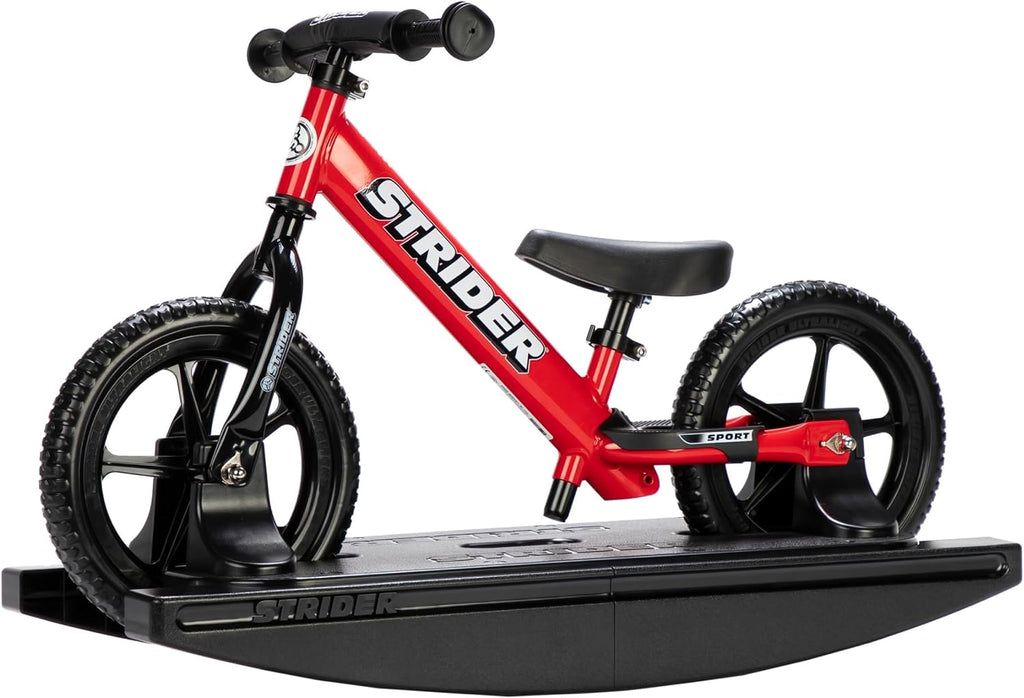 Strider Sport 2-in-1 Rocking Bike - Helps Teach Baby How to Ride a Balance Bicycle - for Kids 6 Months to 4 Years - Easy Assembly & Adjustments