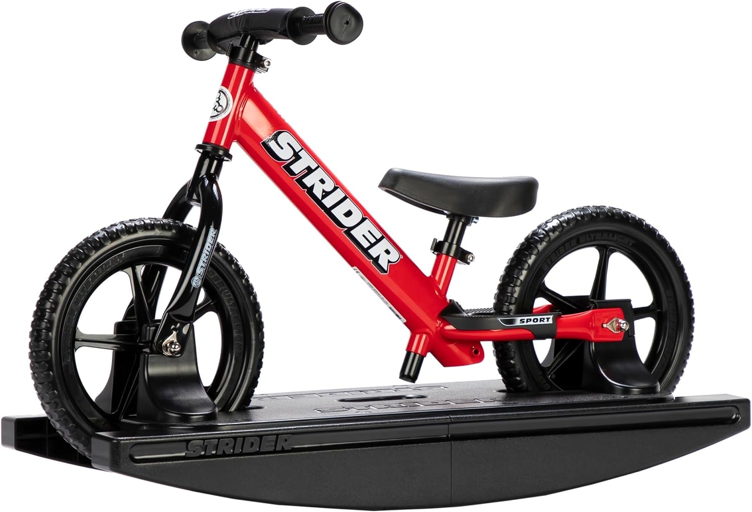 Strider Sport 2-in-1 Rocking Bike - Helps Teach Baby How to Ride a Balance Bicycle - for Kids 6 Months to 4 Years - Easy Assembly & Adjustments