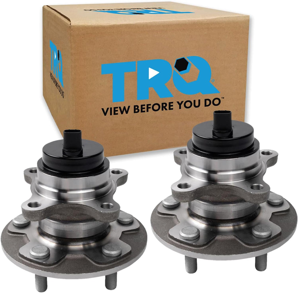 TRQ 2 Piece Front Wheel Bearing & Hub Assembly Set Compatible with 2016-2020 Lexus GS F 2015-2022 RC F