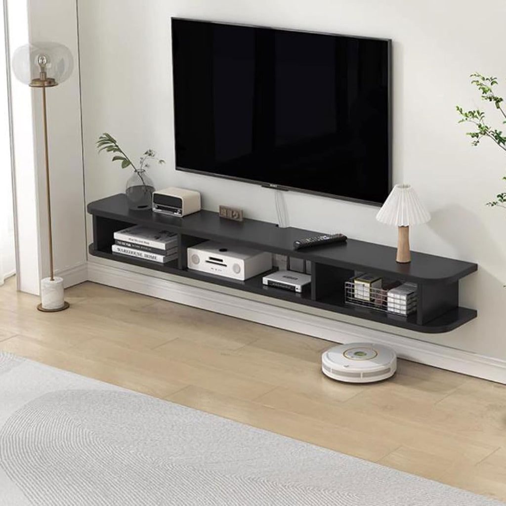 Wall Shelf Wall mounted TV Cabinet Floating Shelf TV Console Audio-visual Equipment Shelves Office Storage Cabinet Book Shelf Gaming Shelf Entertainment Unit TV Stand Wall Mount Corner Shelves