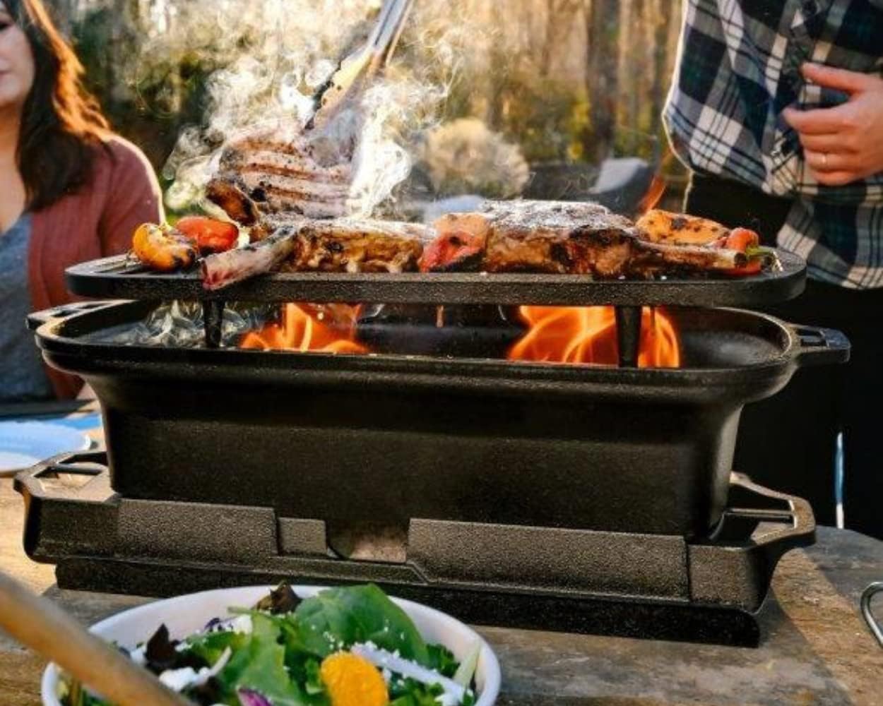 Lodge Cast Iron Sportsman's Pro Grill