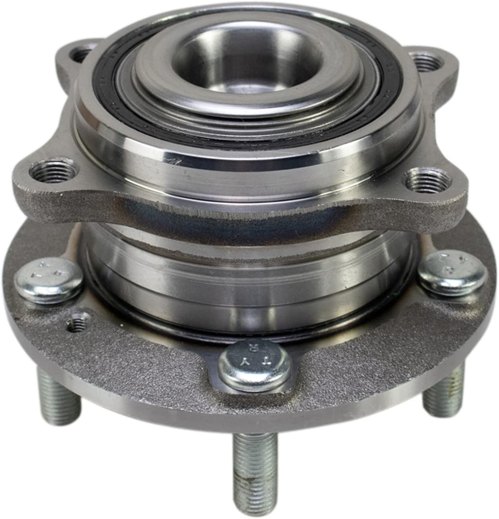 TRQ Front Left and Right Wheel Bearing and Hub Assembly Set 2 Piece Compatible with 15-19 Hyundai Sonata 18-21 Tucson 21-22 Veloster N Manual Transmission 2016 Kia Optima LX EX LX 1.6T 17-21 Sportage