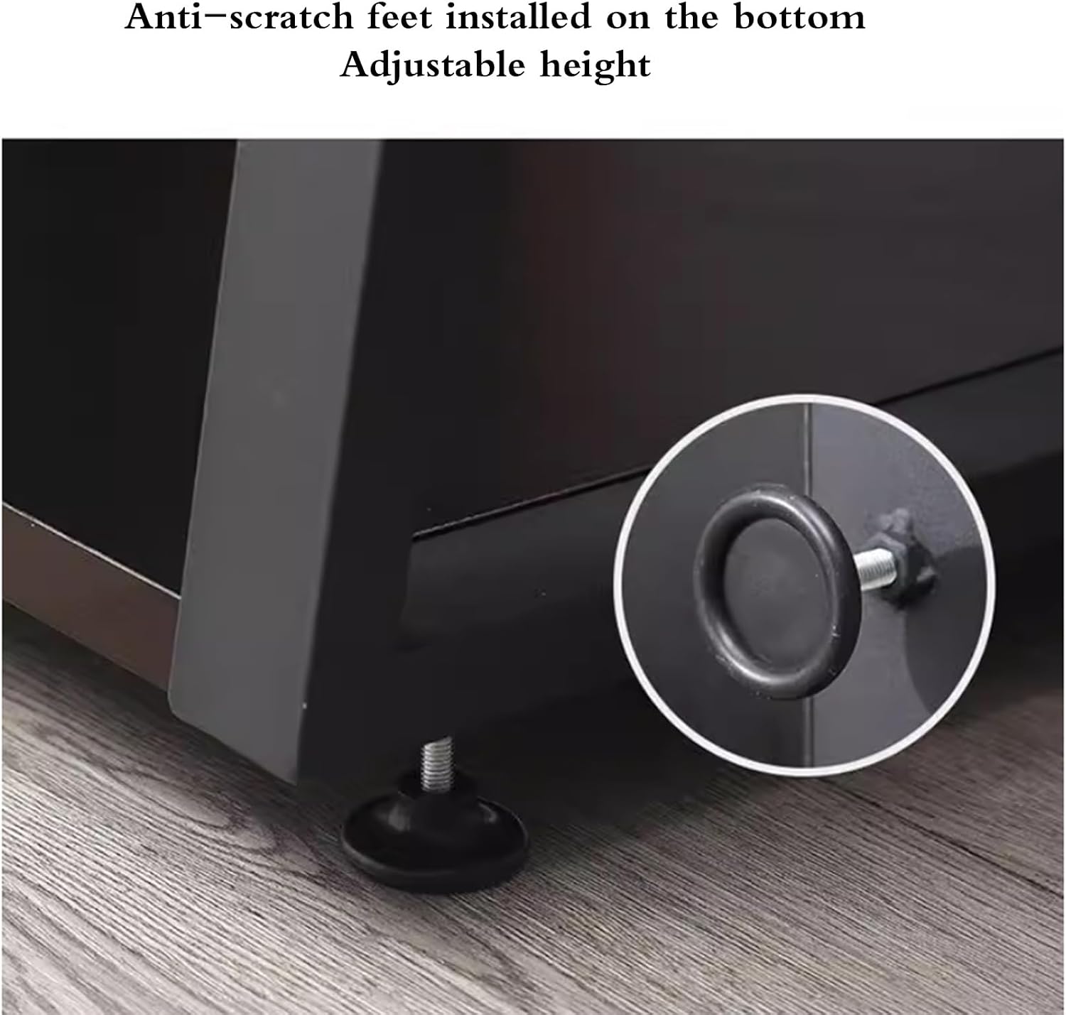 Audio Video Equipment Rack Cabinet HiFi Stand for Amplifier, Receiver Record Player Stand Media Storage Rack Home Theater, Office & Recording Studio Use(C,60 * 52 * 60cm(3Tier))