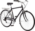 Schwinn Wayfarer Hybrid Bike, 700c Mens and Womens Bike, 7-Speed Hybrid Bicycle, Retro Steel Frame, Front and Rear Linear Pull Brakes, Fenders, Cargo Space, Adult Bicycle