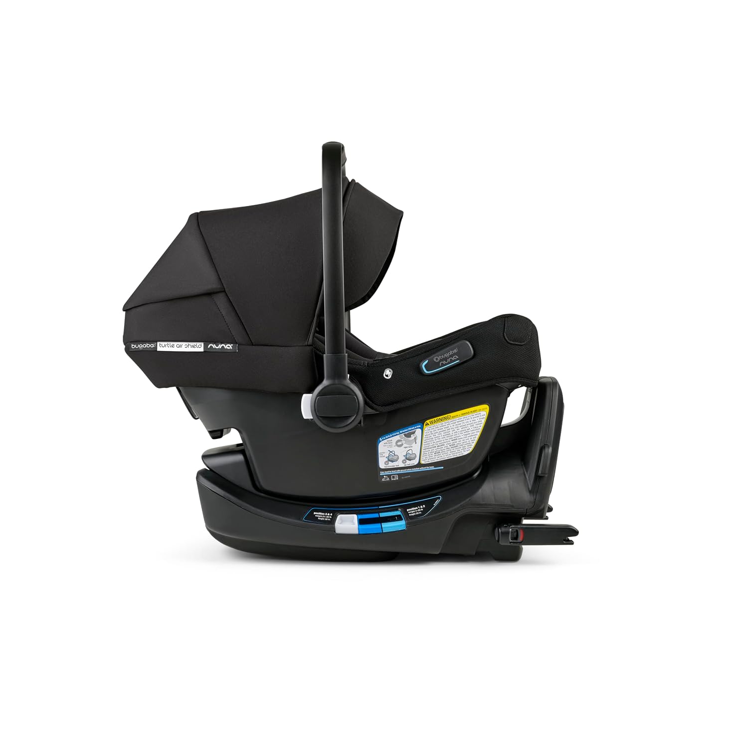 Bugaboo Turtle Air Shield by Nuna car seat + Recline Base