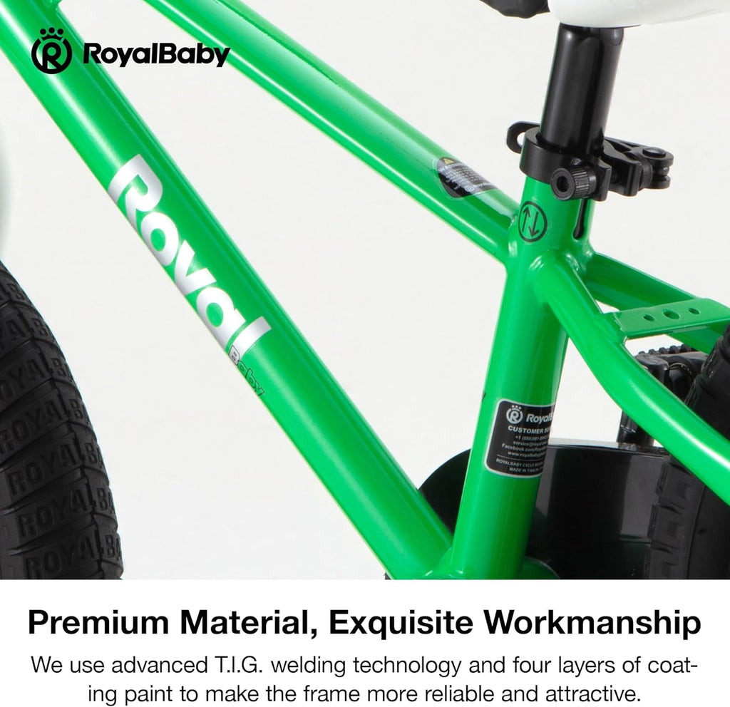 RoyalBaby Kids Bike Freestyle Classic 12 14 16 18 Inch Children Bicycle for Ages 3-10 Years Toddler to Big Kids
