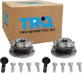 TRQ Left and Right Wheel Bearing and Hub Assembly Set 2 Piece Compatible with 12-19 Volkswagen Beetle 10-13 Golf 10-14 GTI 09-17 Tiguan All Wheel Drive 05-13 Jetta 12-21 Passat