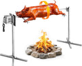 VEVOR Rotisserie Grill, 56in Electric Rotisserie Grill Kit 8 Level Height, BBQ Grills Rotisseries Kit with 132 lbs Load Capacity, Asador de Puerco, Stainless Steel Automatic Grilling Kits for Parties