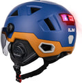ILM Smart Adult Bike Helmet with Automatic G-Sensor Turn Signal & Brake Warning LED Light Control Road Cycling Helmet E3-12LS
