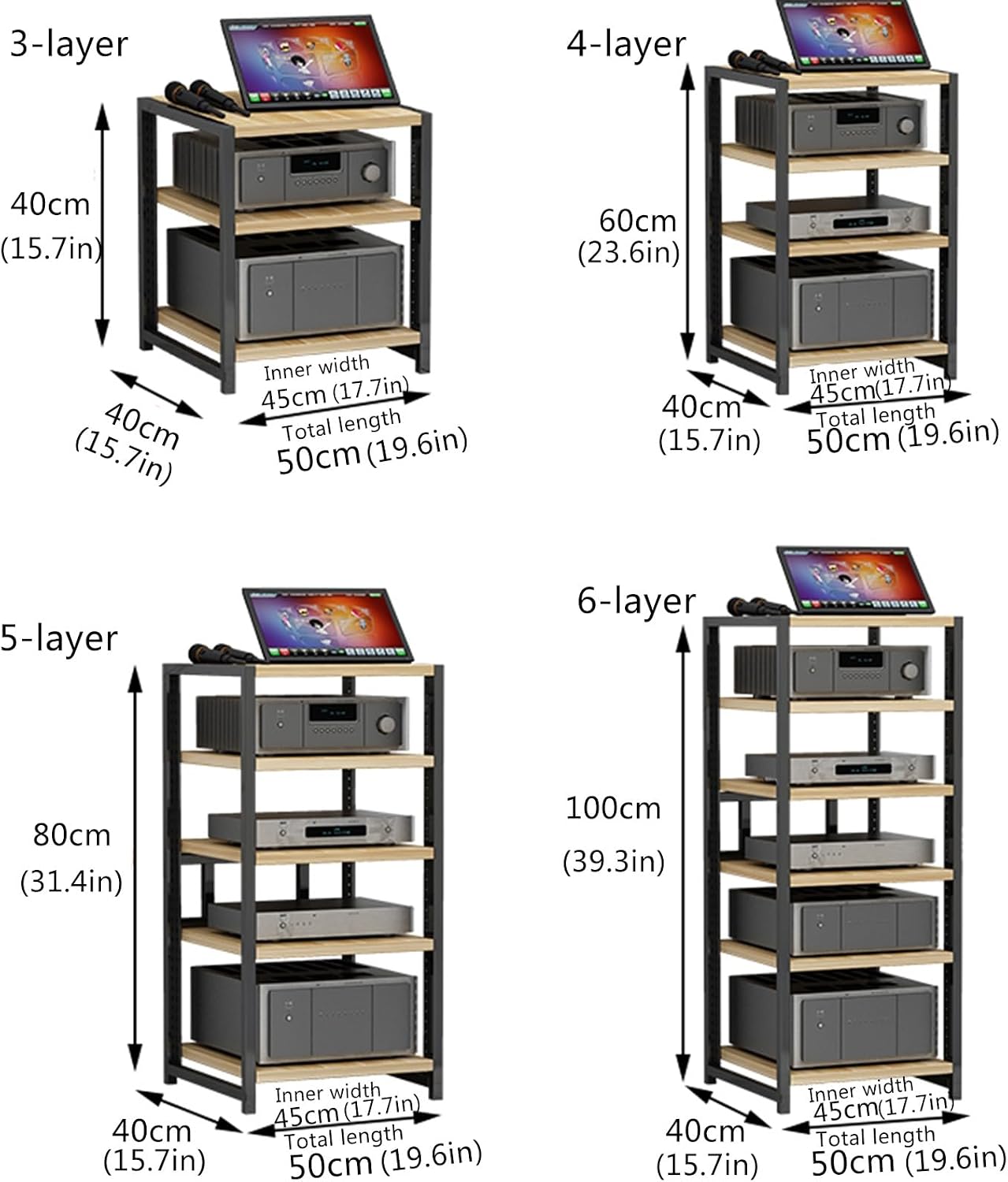 Stereo racks and stands,media rack,hifi rack,audio rack,audio rack cabinet,stereo rack,audio cabinet,audio-video shelving,av media stand,Stereo cabinet,stereo stand,audio stand,av cabinet,av rack(Blac