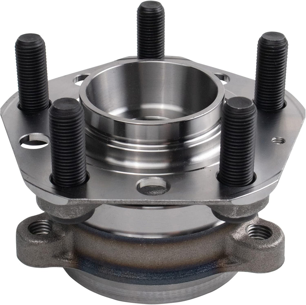 TRQ Rear Left and Right Wheel Bearing and Hub Assembly Set 2 Piece Compatible with 2017-2020 Tesla 3