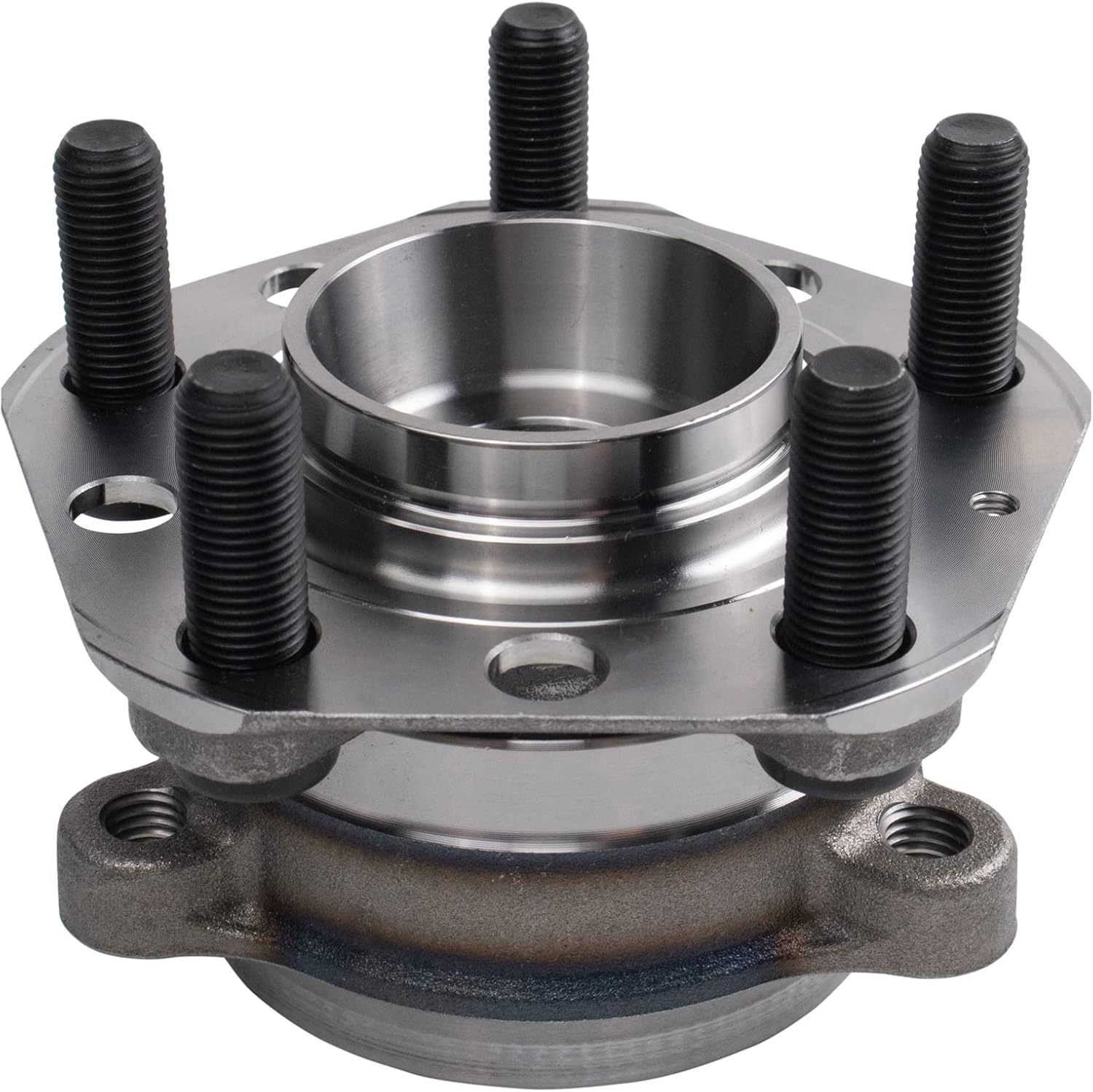 TRQ Rear Left and Right Wheel Bearing and Hub Assembly Set 2 Piece Compatible with 2017-2020 Tesla 3