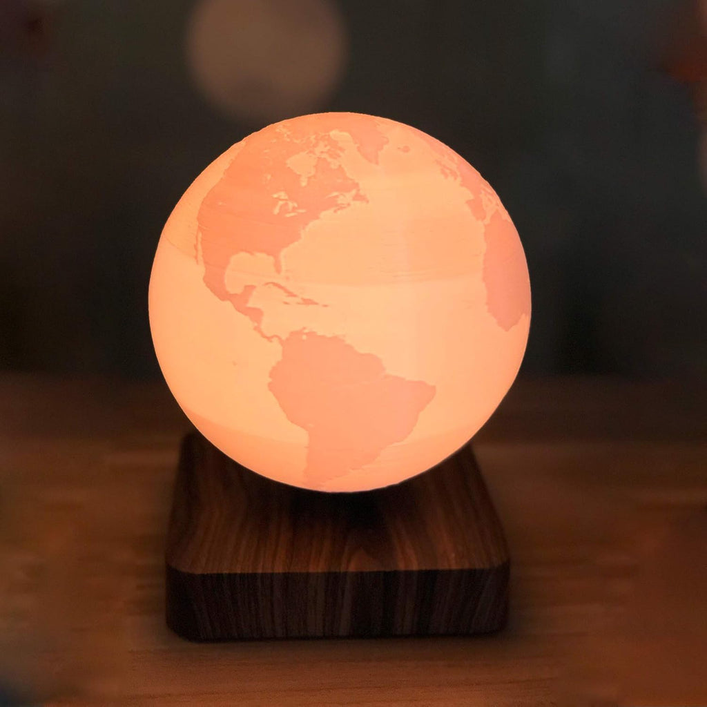 Night Light Moon Light Magnetic Floating Planet Lamp Interior 3D Print LED Bedside Nursing Creative Gift Table Lamp (18cm Earth)