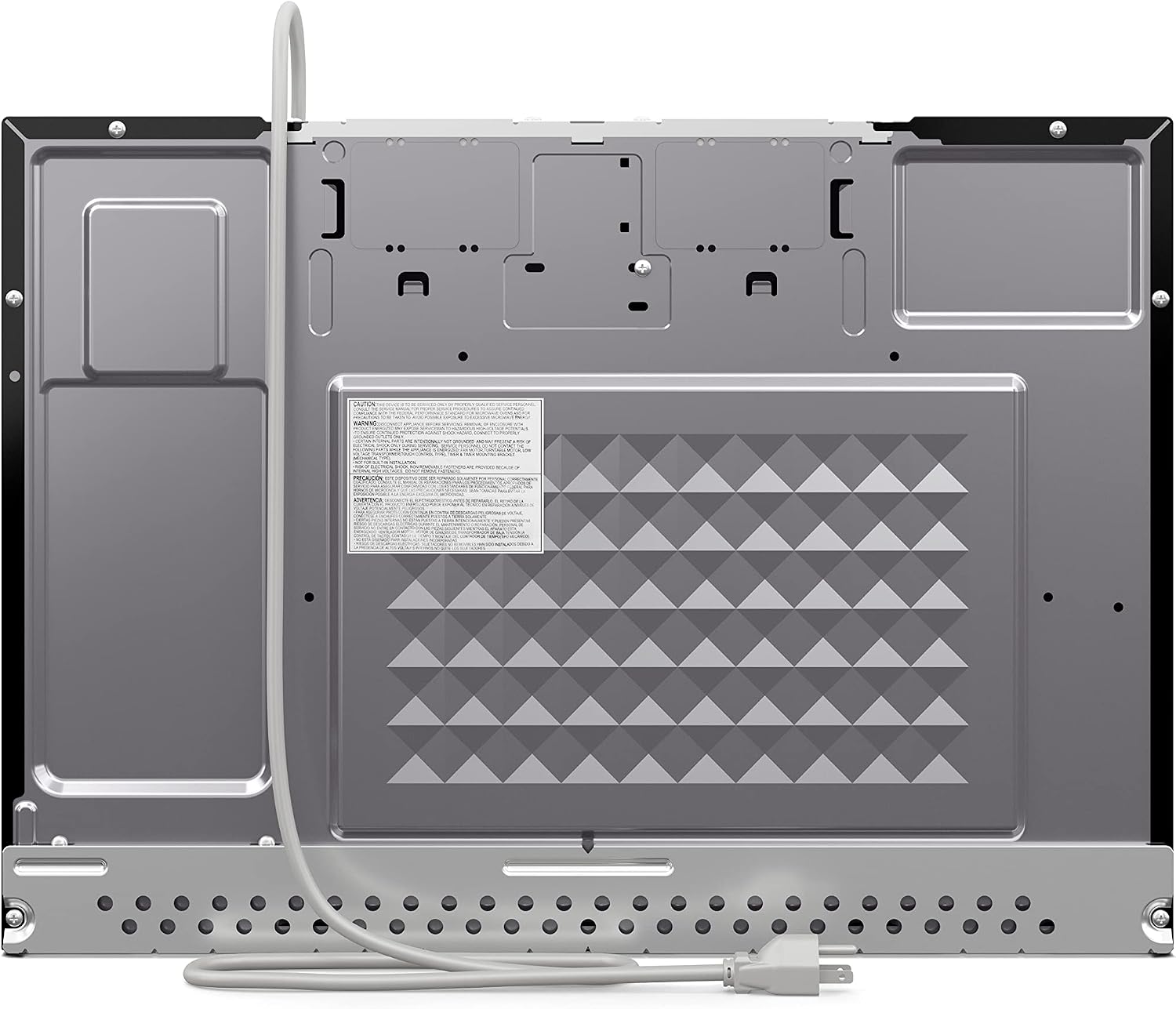 KoolMore 1.3 cu. ft. 24 inch Over The Range Stainless Steel Microwave (KM-MOT-OP1SS), 300 CFM Vent Hood Function, 1000W