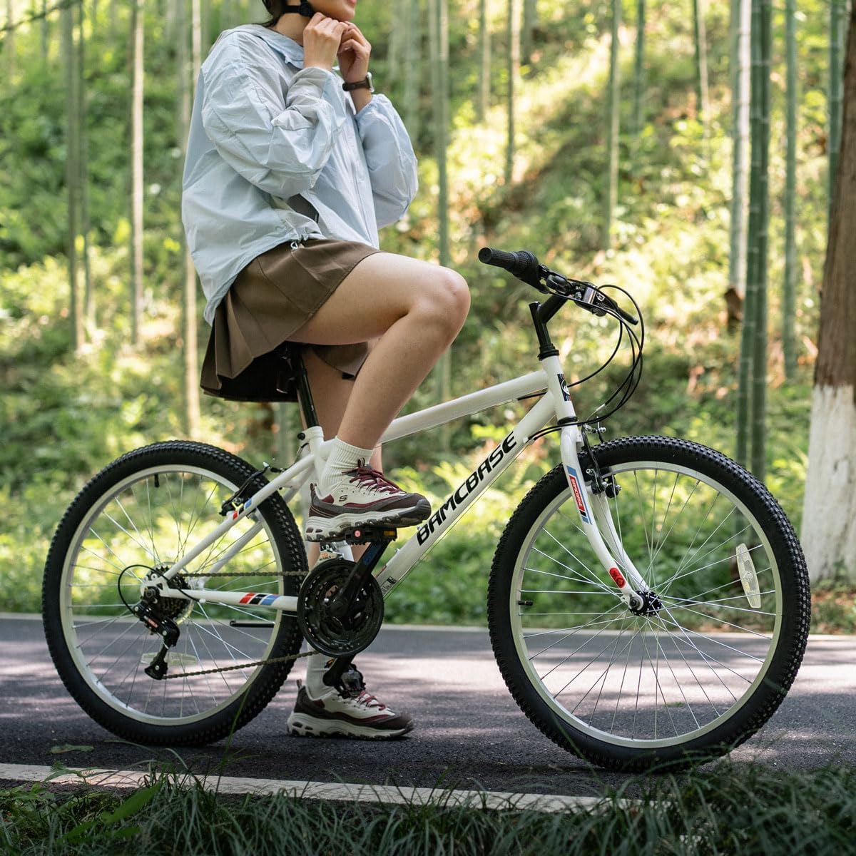 HILAND Adult 26 Inch Mountain Bike, Mens Womens Bicycle, High-Carbon Steel Frame Mountain Bicycle, Sport MTB for Adults, Multi-Color