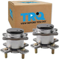 TRQ 2 Piece Rear Wheel Bearing & Hub Assembly Set Compatible with 2015-2020 Honda Fit