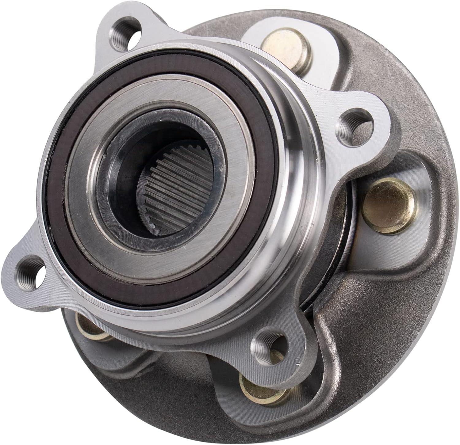 TRQ Front Left and Right Wheel Bearing and Hub Assembly Set 2 Piece Compatible with 2016-2022 Lexus RX350 2016-2022 RX450h 2018-2022 RX350L 2018-2022 RX450hL 2019-2023 Lexus ES350 2019-2023 ES300h
