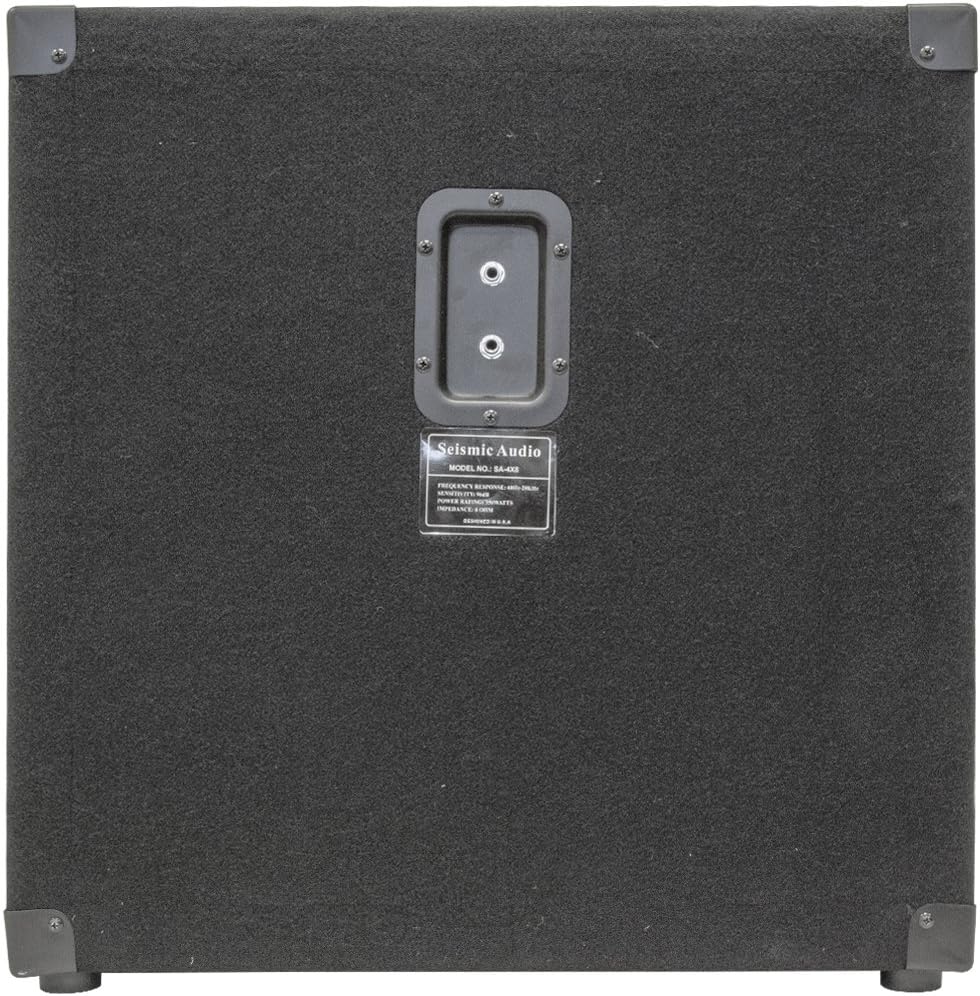 Seismic Audio - 4x8 Bass Guitar Speaker Cabinet PA DJ 500 Watts 4 8 with horn