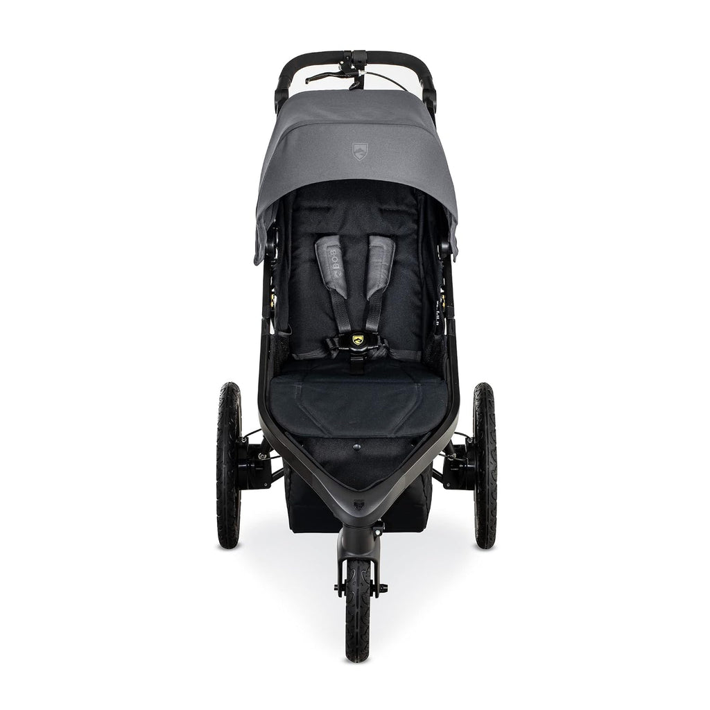 BOB Gear Wayfinder Jogging Stroller with Independent Dual Suspension, Air-Filled Tires, and 75-Pound Weight Capacity, Storm