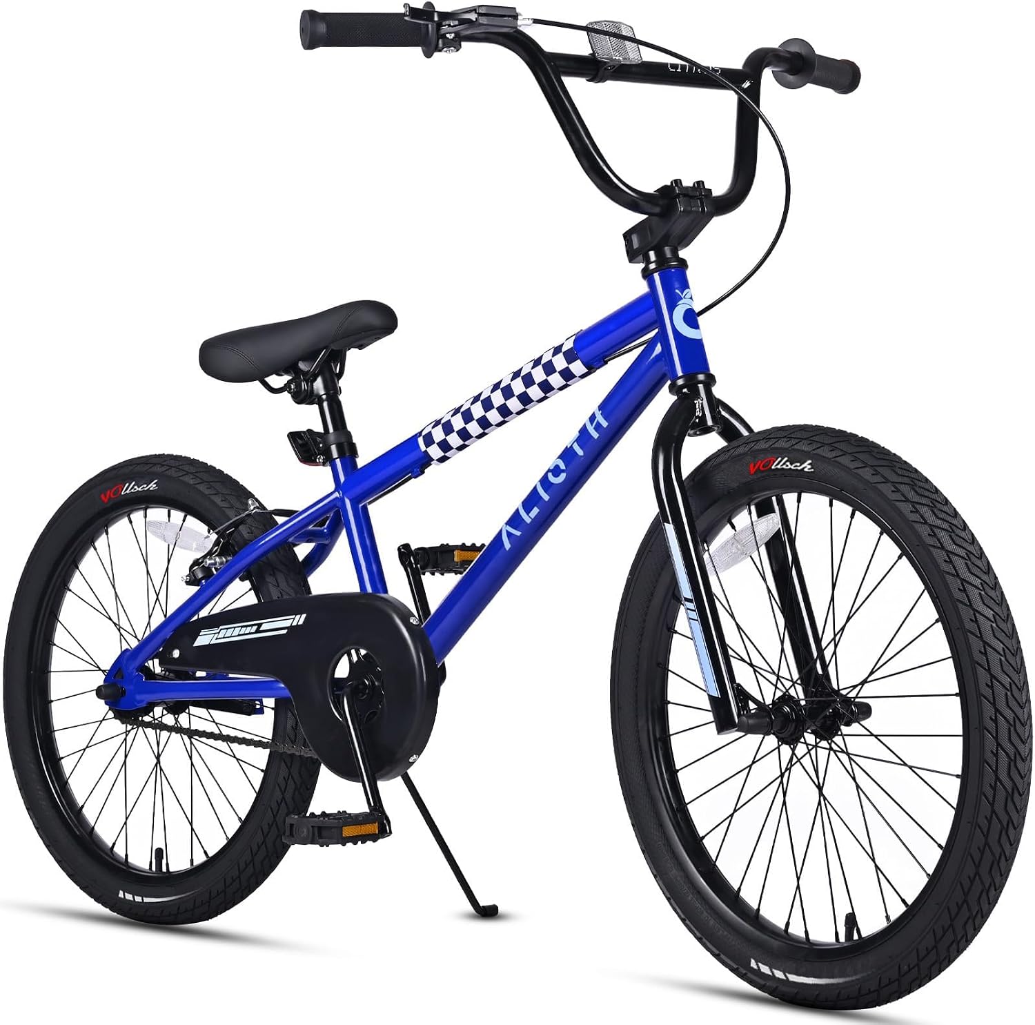 vollsch BMX Style 12 14 16 Inch Kids Bike Training Wheels 20'' Bicycle with Kickstand for 2-14 Years Old Toddlers Boys Girls Coaster Brake Multiple Colors
