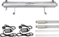Max Water UV 110W (24GPM), Lamp Shelf Support, UV (T5), Input Voltage 110V, 1' Inlet/Outlet, Light and Audio Alarm Ballast