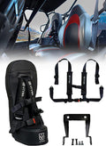 UTVMA Rear Bump Seat Compatible with Kawasaki Teryx 4 (2012-2025) | Center UTV Seat | Includes 4-Point Harness & Mount | Add Extra Rider Safely