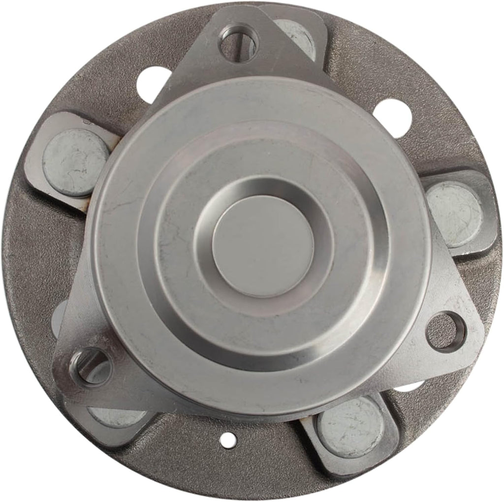 TRQ 2 Piece Front Wheel Bearing & Hub Assembly Set Compatible with 2014-2016 Cadillac CTS