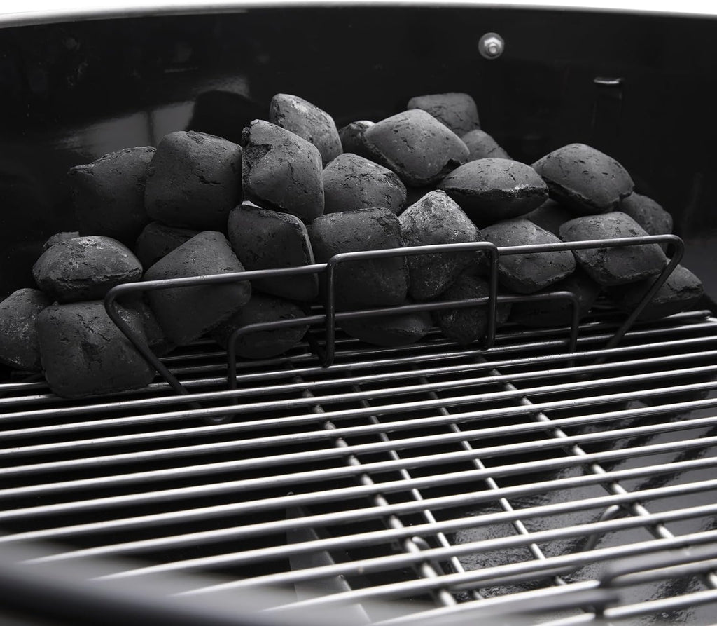 Weber Master-Touch Charcoal Grill, 26-Inch, Black – Premium Outdoor BBQ Grill with Tuck-Away Lid Holder & One‑Touch™ Cleaning System, Porcelain‑Enameled Kettle