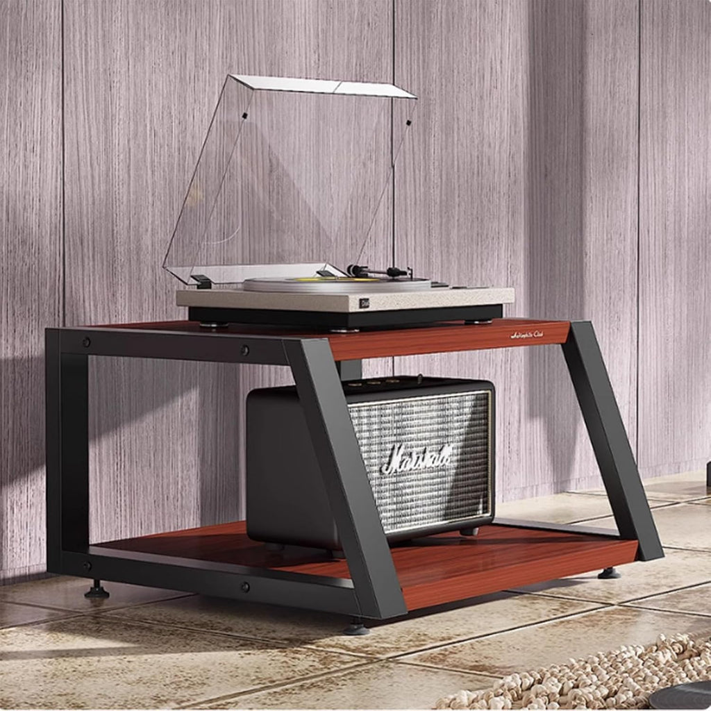 Amplifier Cabinet Rack, Audio Cabinet, Audio and Video Equipment Cabinet, Record Player Stand with Storage Rack, AV Media Stand, Corner TV Stand Media Storage Cabinet Audio Video Shelf, DVD Stand