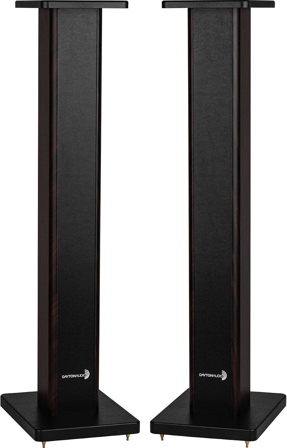 Dayton Audio Universal Wood Speaker Stand Pair (36in Walnut)