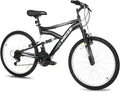 WEIZE Kids Mountain Bike, Kids' Bicycles for 6-14 Years Old Boys Girls with Dual Full Suspension, 6 Speeds Drivetrain, High-Carbon Steel Frame, Ideal for Young Riders and Adventurers