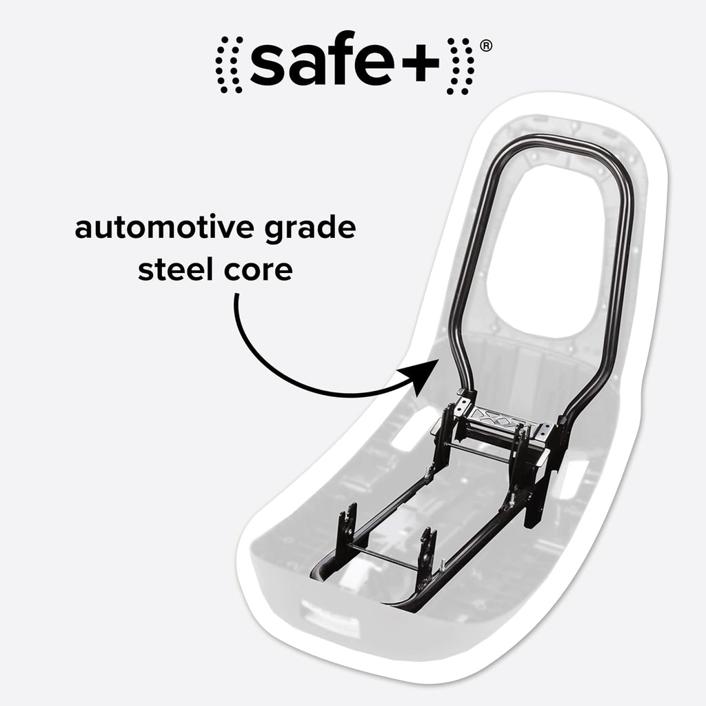 Diono LiteClik30 XT SafePlus Infant Car Seat and Base, Rear-Facing for Infants 4-30lbs, SafePlus Engineering, with Infant Insert, UPF 50+ Sunshade (Blue Surge)